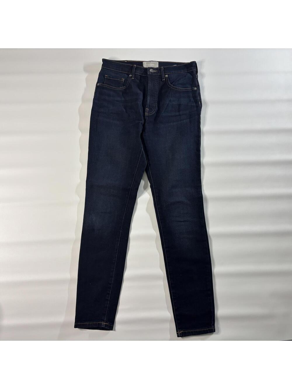 Everlane The High Rise Skinny Jeans Women's Size 28 Dark Blue Wash